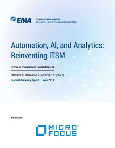 Automation, AI, and Analytics: Reinventing ITSM - Get the report now.
