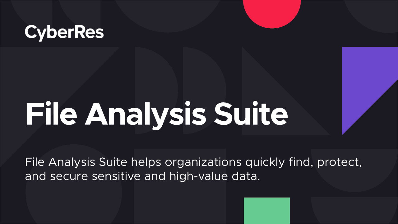 File Analysis Suite File Analysis Software CyberRes