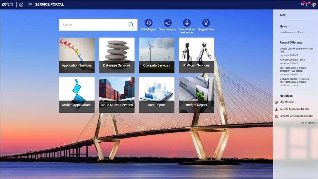 Simplify self-service, off-load IT